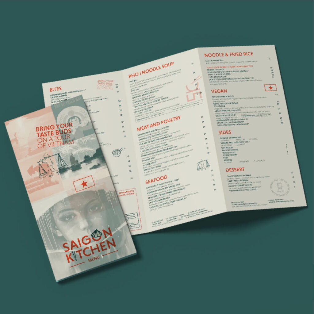 Saigon Kitchen Menus