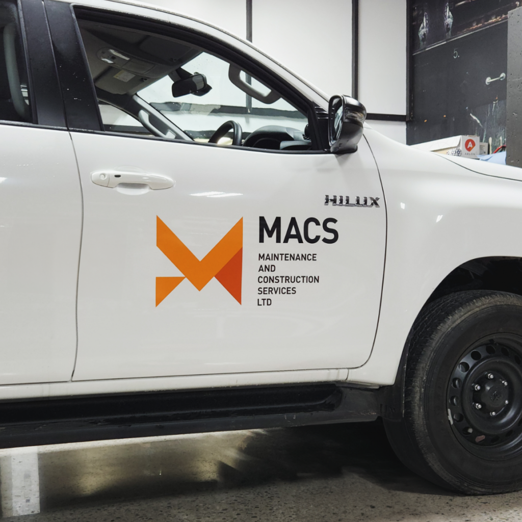 MACS // Ute signage