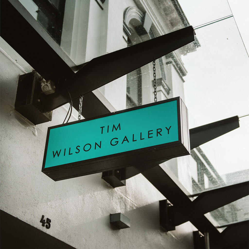 Tim Wilson Gallery // Hanging Sign