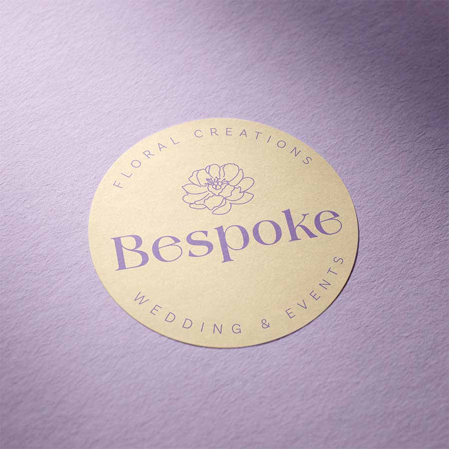 Bespoke Floral Creations / Paper Stickers
