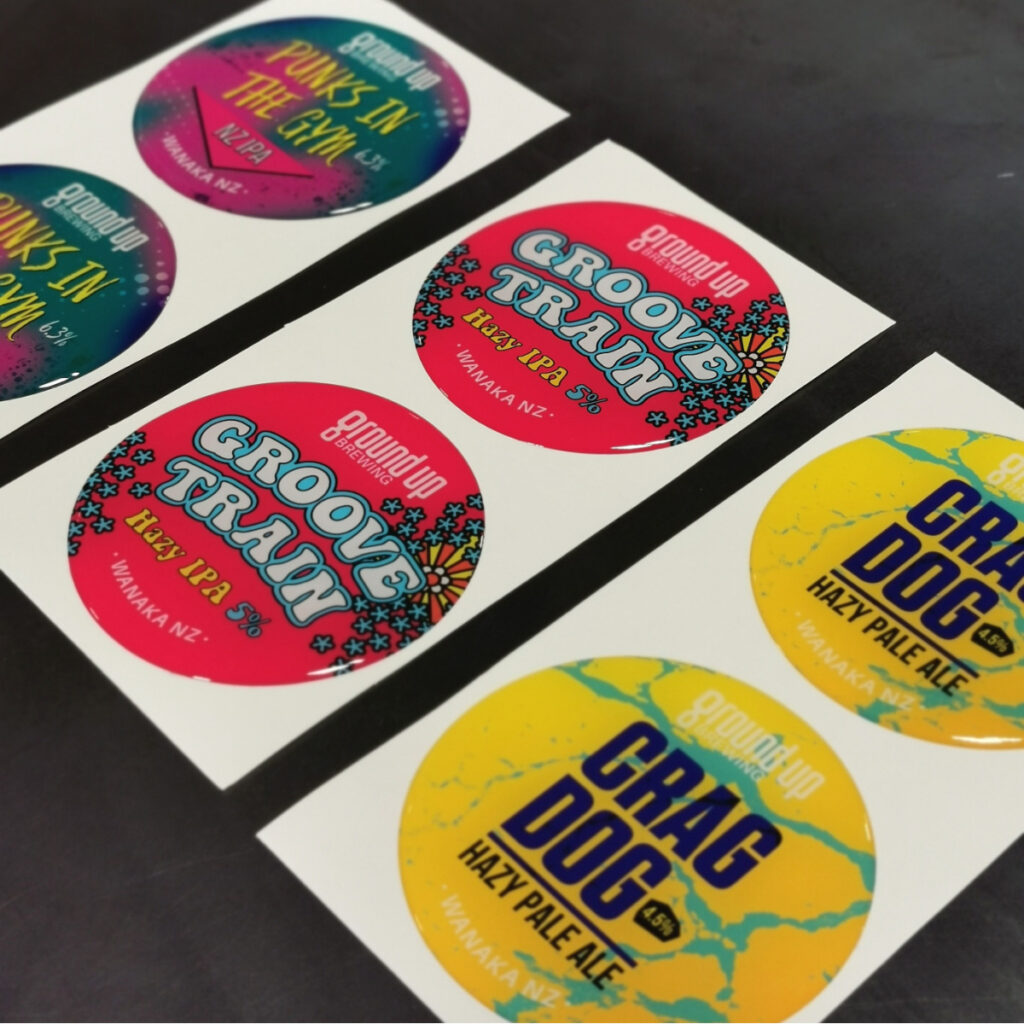 Ground Up Brewing // Dome Tap Stickers