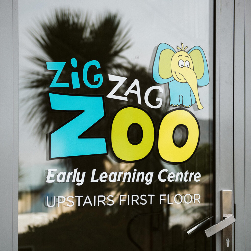 Zig Zag Zoo // Door vinyl decals