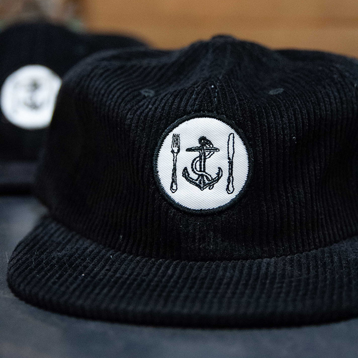 The Boat Shed // Woven Patch Caps