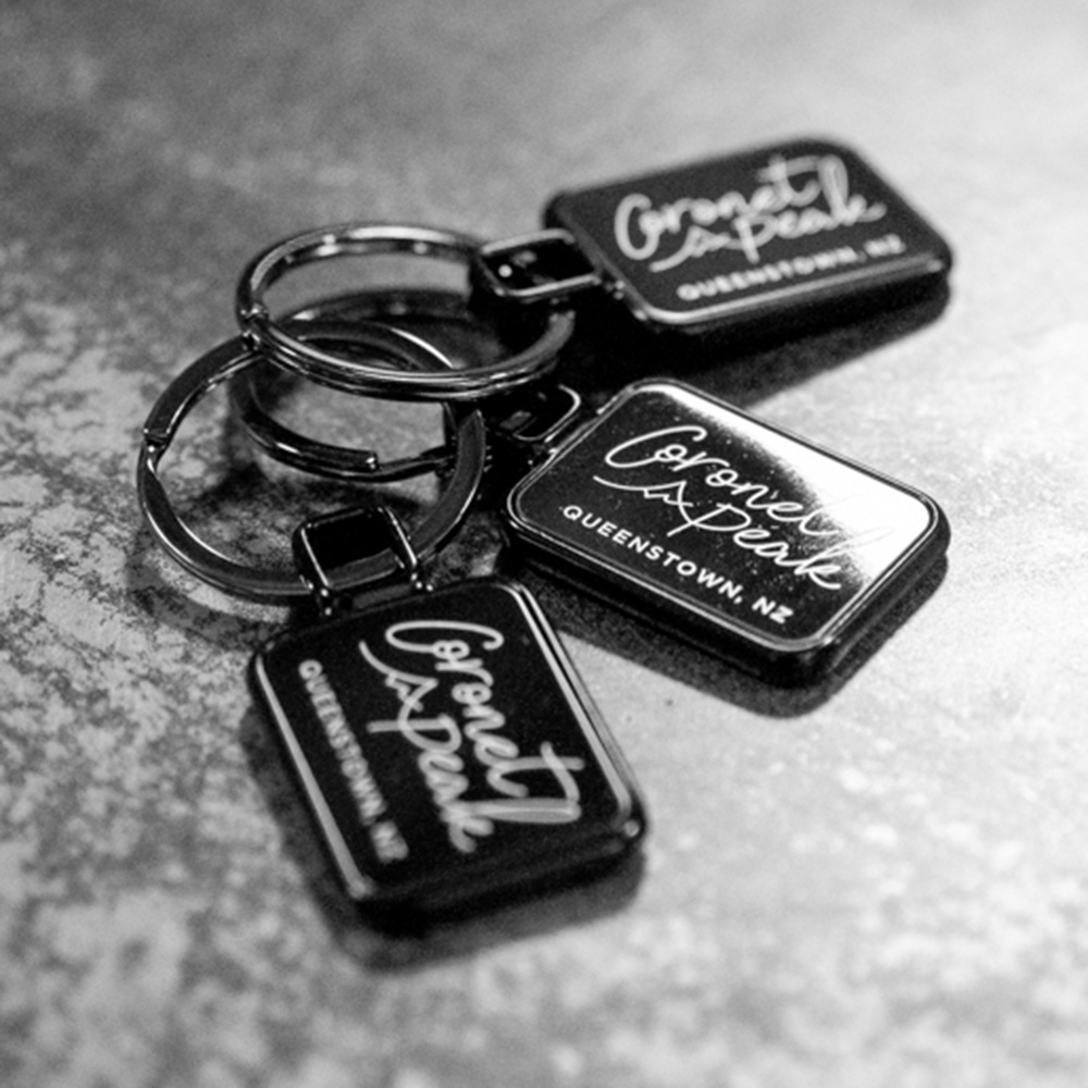 NZ Ski // Engraved Keyrings