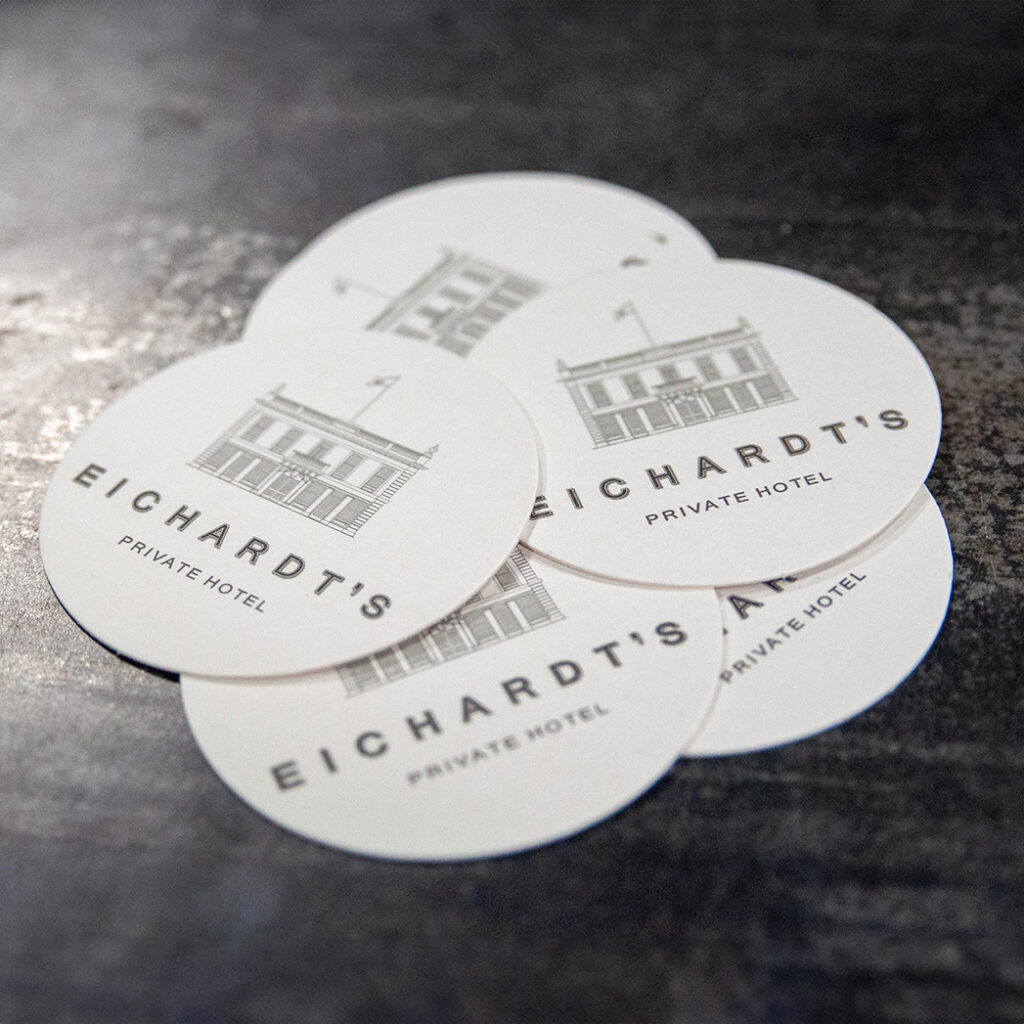 Eichardt's Hotel // Paper Coasters