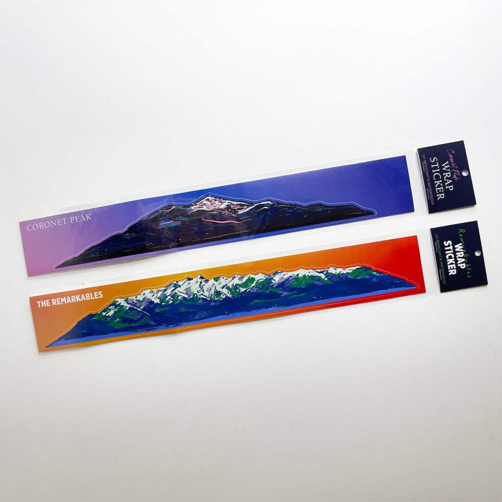 NZ Ski // Packaged Stickers